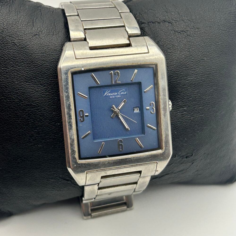 Kenneth Cole New York Stainless Steel Men’s Watch Working New Battery